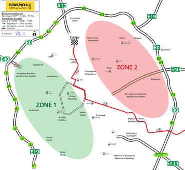 Tour de France à Bruxelles: quel impact sur la mobilité? Tour de France à Bruxelles: quel impact sur la mobilité?