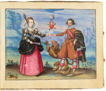 Un "Livre d'Amour" datant de 1620 sera mis aux enchères ce samedi après-midi à l'hôtel de vente Arenberg Auctions. Il est estimé à 80.000 euros Un "Livre d'Amour" datant de 1620 sera mis aux enchères ce samedi après-midi à l'hôtel de vente Arenberg Auctions. Il est estimé à 80.000 euros
