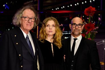Clémence Poésy et Geoffrey Rush Clémence Poésy et Geoffrey Rush