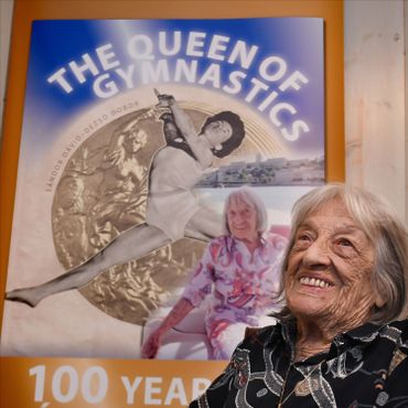 "La reine de la gymnastique", 100 ans et une vie rocambolesque "La reine de la gymnastique", 100 ans et une vie rocambolesque