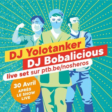 Hommage aux héros du quotidien et soirée DJ pour le PTB Hommage aux héros du quotidien et soirée DJ pour le PTB
