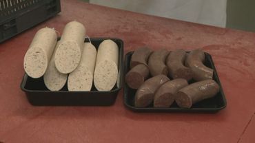 Boudin : noir, blanc, blanc aux petits légumes, potiron au basilic… Boudin : noir, blanc, blanc aux petits légumes, potiron au basilic…