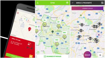 En quelques clics chez Lime et Bird, après avoir donné toute une série de renseignements personnels (dont une copie de passeport chez Troty), le piéton devient deux roues. En quelques clics chez Lime et Bird, après avoir donné toute une série de renseignements personnels (dont une copie de passeport chez Troty), le piéton devient deux roues.