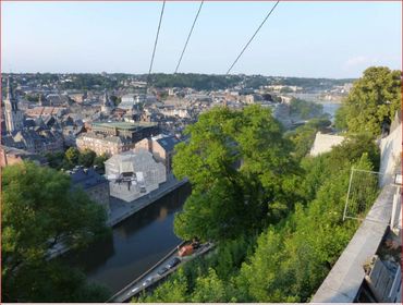Le futur téléphérique de Namur. Le futur téléphérique de Namur.
