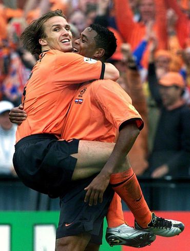 Boudewijn Zenden et Patrick Kluivert Boudewijn Zenden et Patrick Kluivert
