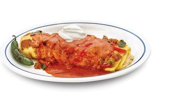 Omelette chorizo "fiesta" de chez IHOP http://www.ihop.com/menus/main-menu/omelettes/chorizo-fiesta-omelette Omelette chorizo "fiesta" de chez IHOP http://www.ihop.com/menus/main-menu/omelettes/chorizo-fiesta-omelette