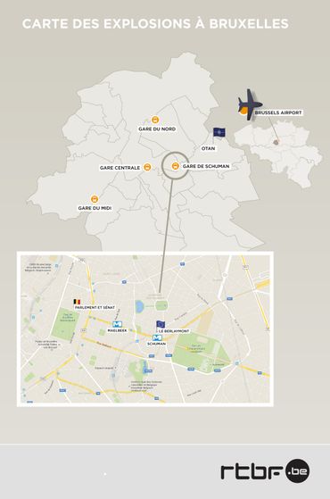 Situation des différents points concernés par les attentats et les perturbations qui en ont résulté. Situation des différents points concernés par les attentats et les perturbations qui en ont résulté.