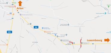 Arlon : Fermeture de la N4 pendant 2 semaines Arlon : Fermeture de la N4 pendant 2 semaines