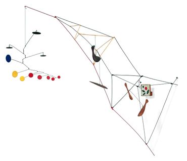 "Tower with Painting" d'Alexander Calder "Tower with Painting" d'Alexander Calder