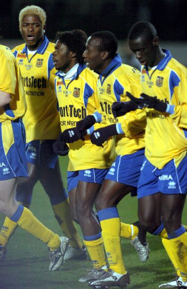 Romeo Seka avec Romaric, Badjan et Né à Beveren Romeo Seka avec Romaric, Badjan et Né à Beveren