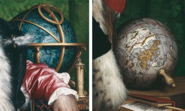 plate 4. DETAILS OF THE CELESTIAL AND TERRES- Size of the details: ca. 35 X 35 cm and ca. 26 X 26 cm. Photo- TRIAL GLOBES FROM THE AMBASSADORS. (See p. 135.) graph/ Hans Holbein’s 1533 painting is illustrated as figure 6.1. plate 4. DETAILS OF THE CELESTIAL AND TERRES- Size of the details: ca. 35 X 35 cm and ca. 26 X 26 cm. Photo- TRIAL GLOBES FROM THE AMBASSADORS. (See p. 135.) graph/ Hans Holbein’s 1533 painting is illustrated as figure 6.1.