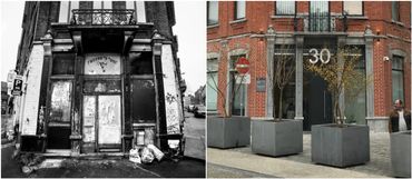 Ce qui était une boutique de tatouages à l'abandon a été rénové de fond en comble. Ce qui était une boutique de tatouages à l'abandon a été rénové de fond en comble.