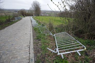 Barry Ernadar dans le Koppenberg, en 2015 Barry Ernadar dans le Koppenberg, en 2015