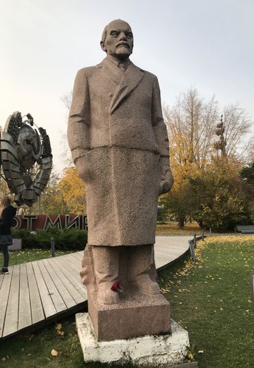 Parc des statues déchues à Moscou: Lénine Parc des statues déchues à Moscou: Lénine