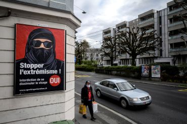 Affiche dans les rues de Lausanne, en février 2021 Affiche dans les rues de Lausanne, en février 2021