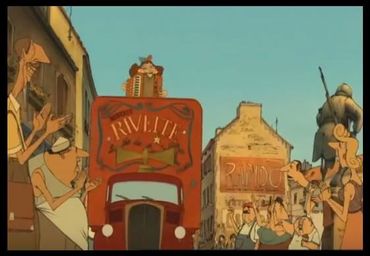 Capture d'Ecran "les Triplettes de Belleville", Youtube Capture d'Ecran "les Triplettes de Belleville", Youtube