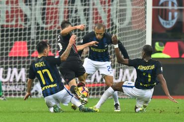 Kondogbia, Medel et Miranda en action Kondogbia, Medel et Miranda en action
