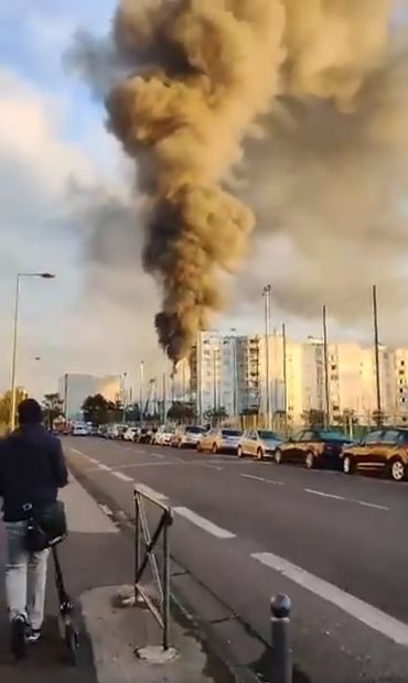 Incendie à Villeurbanne Incendie à Villeurbanne