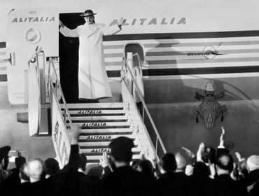 Image d'archive: l'ex pape Paul VI, à Rome Image d'archive: l'ex pape Paul VI, à Rome