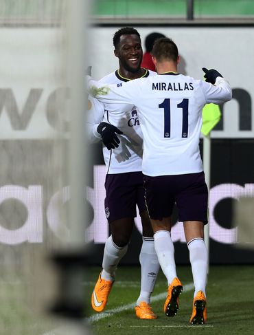 Romelu Lukaku et Kevin Mirallas Romelu Lukaku et Kevin Mirallas