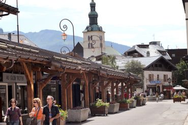 Megève (ici, à l'été 2009) Megève (ici, à l'été 2009)