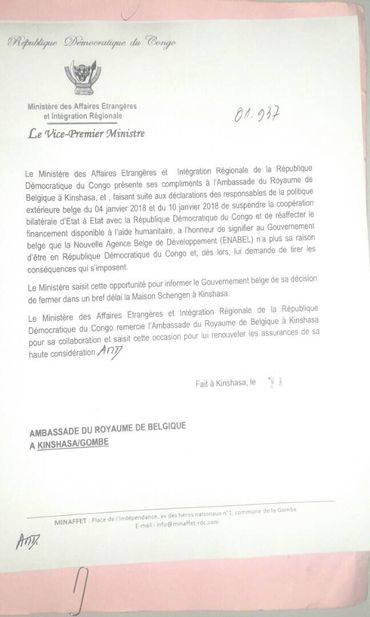 Lettre dot congolaise