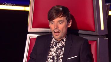 La réaction de Matthew quand il découvre que Slimane l'a bloqué lors du premier Blind. La réaction de Matthew quand il découvre que Slimane l'a bloqué lors du premier Blind.