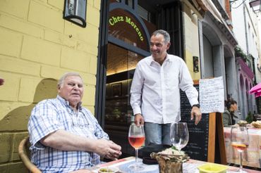 Robert Waseige et Moreno Giusto Robert Waseige et Moreno Giusto