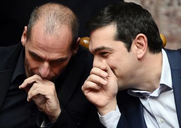 Le visage de Yanis Varoufakis, l'homme chargé de renégocier la dette grecque Le visage de Yanis Varoufakis, l'homme chargé de renégocier la dette grecque