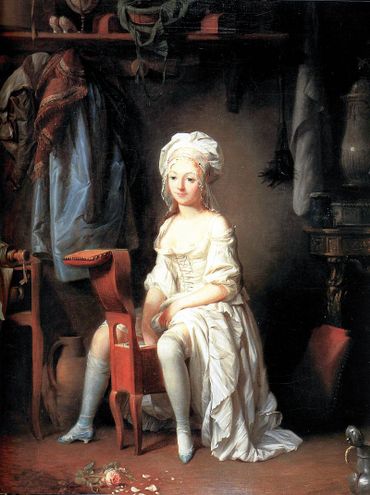 La toilette intime ou la rose effeuillée - Louis Léopold Boilly La toilette intime ou la rose effeuillée - Louis Léopold Boilly