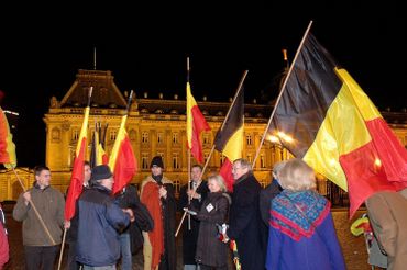Devant le palais royal de Bruxelles, le 13 décembre 2006 Devant le palais royal de Bruxelles, le 13 décembre 2006