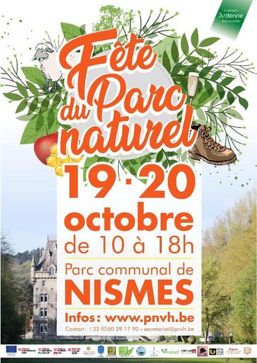 Le Parc Naturel de Viroin-Hermeton est en fête les 19 & 20/10 Le Parc Naturel de Viroin-Hermeton est en fête les 19 & 20/10