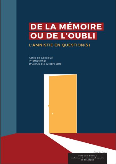 Livre: "De la mémoire ou de l'oubli" Livre: "De la mémoire ou de l'oubli"