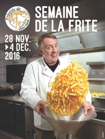Jean-Luc Fonck lance la Semaine de la frite Jean-Luc Fonck lance la Semaine de la frite