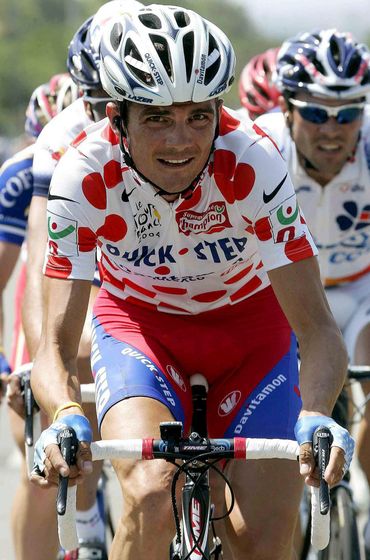 Richard Virenque a remporté sept fois le maillot à pois entre 1994 et 2004. Richard Virenque a remporté sept fois le maillot à pois entre 1994 et 2004.