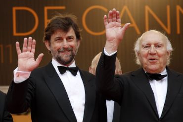 Nanni Moretti et le comédien français à Cannes en 2011, pour la présentation d'"Habemus papam" Nanni Moretti et le comédien français à Cannes en 2011, pour la présentation d'"Habemus papam"