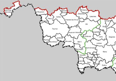 Comines-Warneton se trouve une vingtaine de kilomètres de la province à laquelle elle appartient, le Hainaut Comines-Warneton se trouve une vingtaine de kilomètres de la province à laquelle elle appartient, le Hainaut