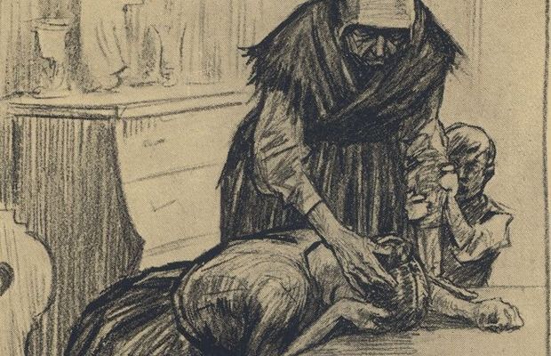 Carte postale, illustration de Louis Raemakers - Collection privée, M. Freddy Billiet ©