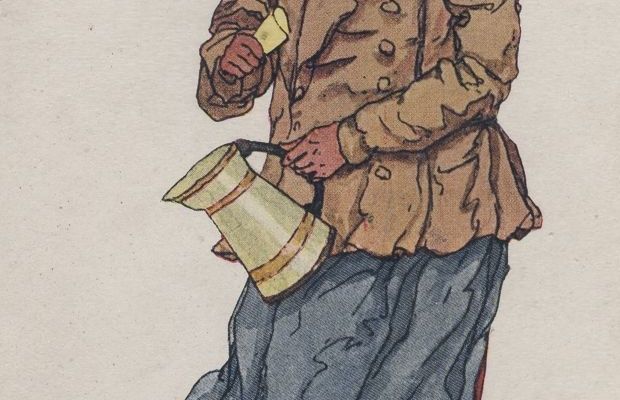 Carte postale illustrée par M. Lambiotte - Collection privée, M. Freddy Billiet ©