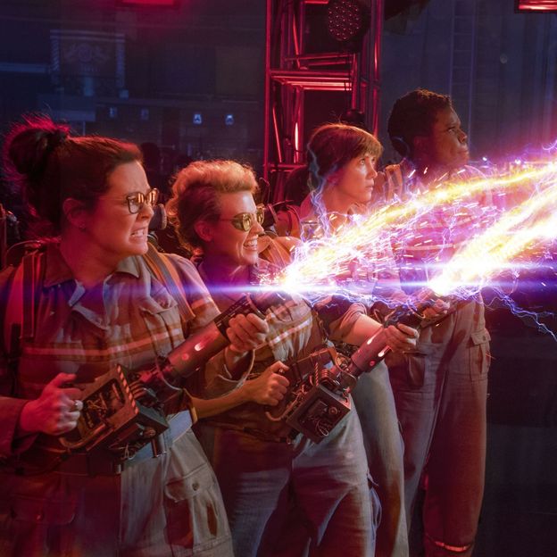 Melissa McCarthy, Kristen Wiig, Kate McKinnon, et Leslie Jones dans le reboot de "SOS Fantômes" Melissa McCarthy, Kristen Wiig, Kate McKinnon, et Leslie Jones dans le reboot de "SOS Fantômes"