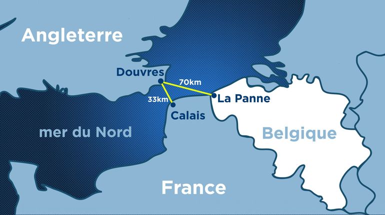 Combien De Km Entre Calais Et Douvres