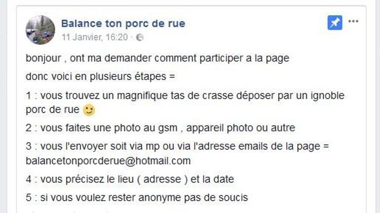 Balance Ton Porc Liste Des Noms "Balance ton porc de rue": excédé, un Liégeois lance une appli pour