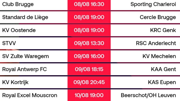 A Vos Agendas Voici Le Calendrier Complet De La Saison De D1a