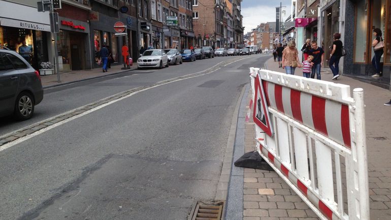 Namur la rue de fer fermée pendant une semaine