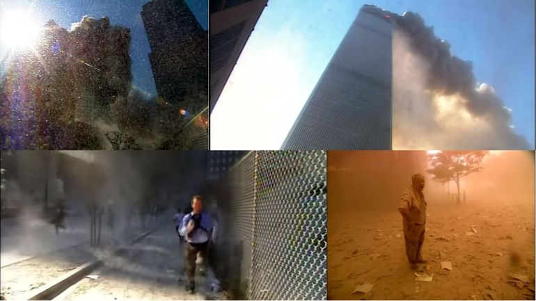 L Homme Qui Tombe World Trade Center Des images inédites des attentats du 11 septembre au pied des tours