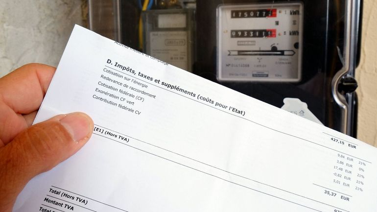 Une facture d'électricité