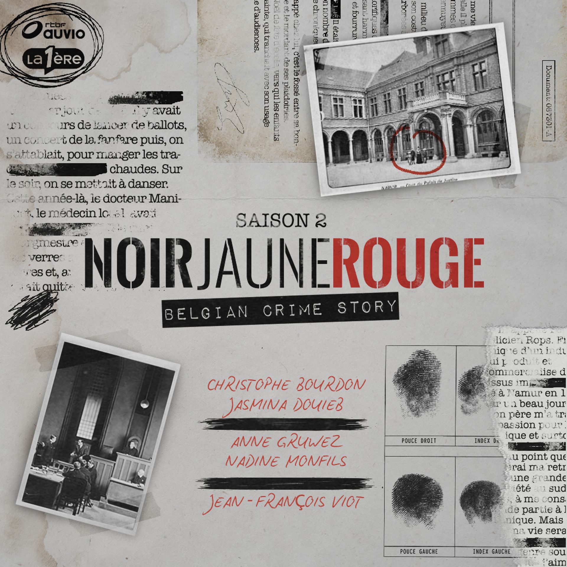 NOIR Jaune ROUGE - Belgian Crime Story