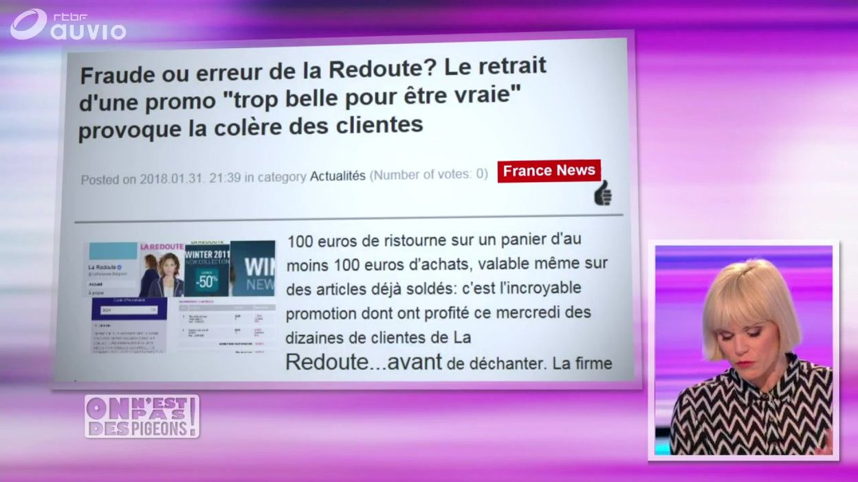 100 Euros Ou Pas 100 Euros La Promo De La Redoute Qui Sème La Zizanie On Nest Pas Des Pigeons