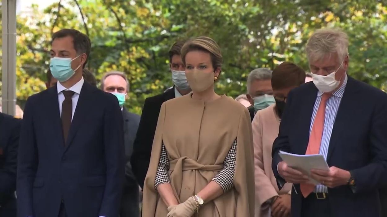 Bruxelles : commémorations des 25 ans de la marche blanche au parc royal