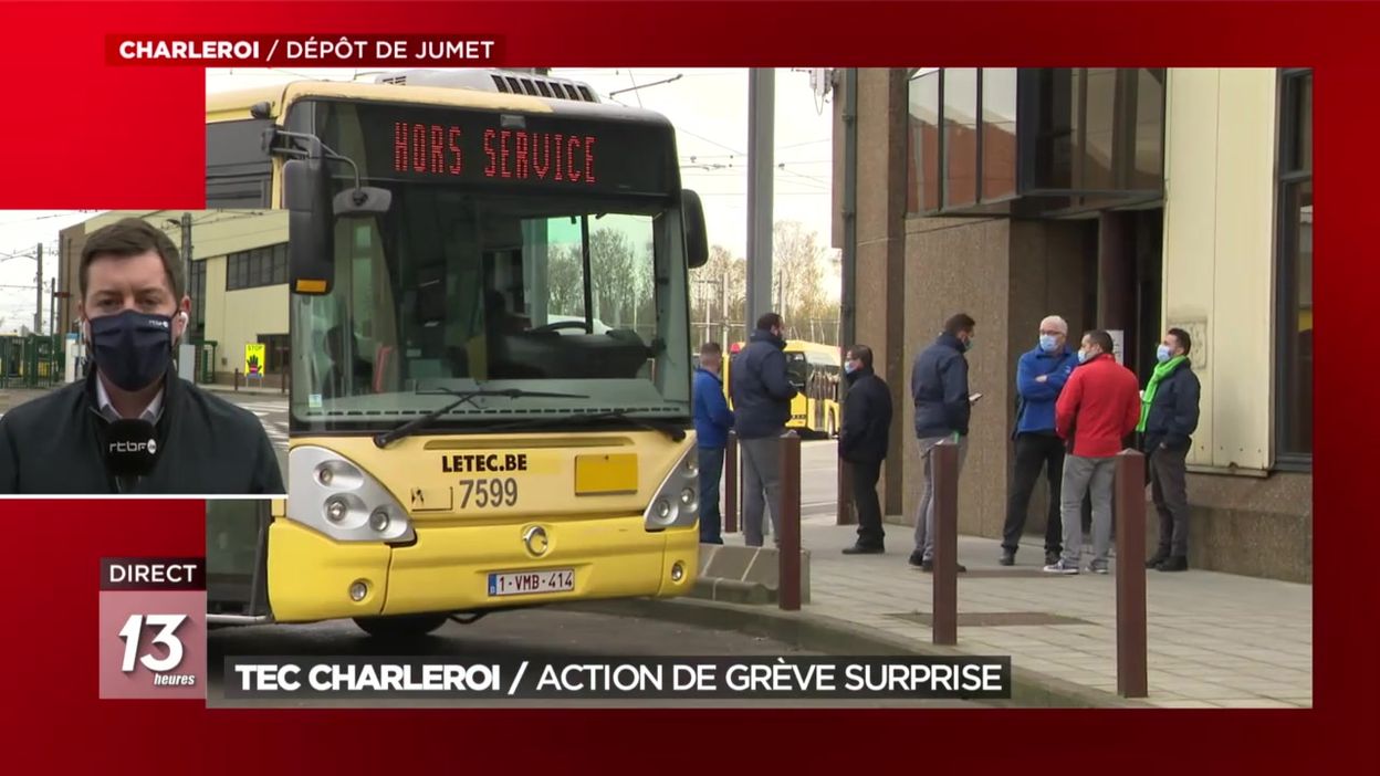 Charleroi Aucun Bus N Est Sorti Des Depots Ce Vendredi